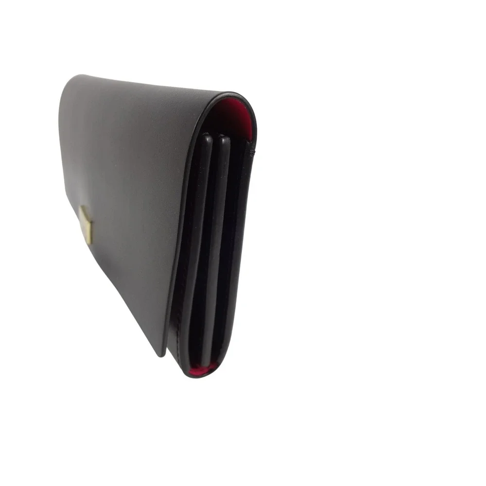 Kate Spade Arbour Hill Kyra New York Black Hot Pink Leather Tote Bag Wallet Set - Picture 8 of 12